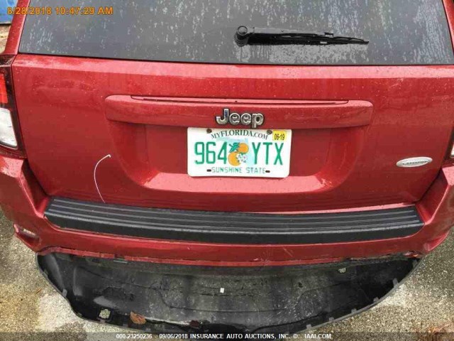 1C4NJCEB7HD182539 - 2017 JEEP COMPASS LATITUDE 红色 照片 16