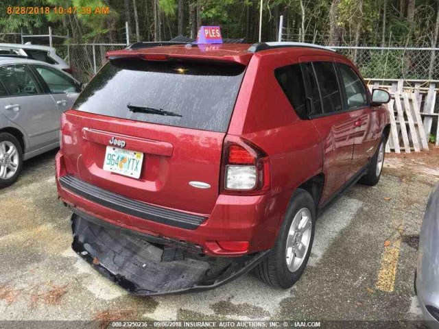 1C4NJCEB7HD182539 - 2017 JEEP COMPASS LATITUDE 红色 照片 17