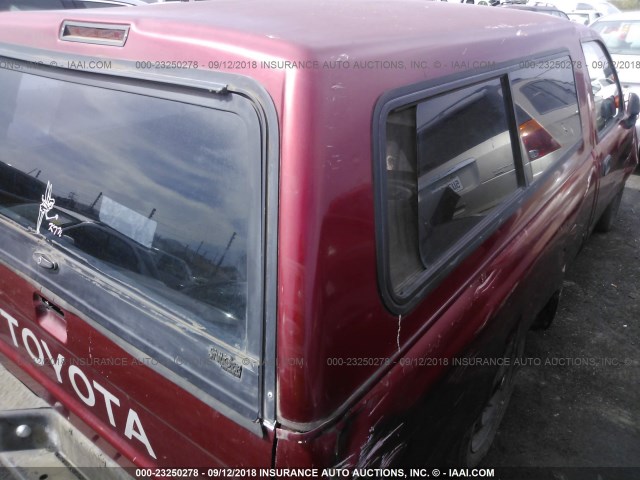 4TARN81A6PZ154695 - 1993 TOYOTA PICKUP 1/2 TON SHORT WHEELBASE STB RED photo 4