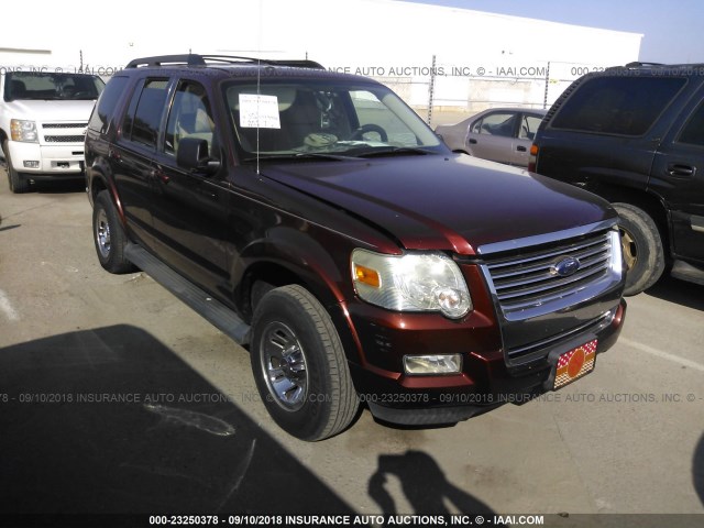 1FMEU73E89UA07483 - 2009 FORD EXPLORER XLT BROWN photo 1