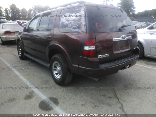 1FMEU73E89UA07483 - 2009 FORD EXPLORER XLT BROWN photo 3