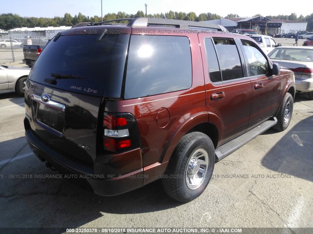 1FMEU73E89UA07483 - 2009 FORD EXPLORER XLT BROWN photo 4