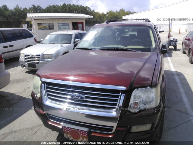 1FMEU73E89UA07483 - 2009 FORD EXPLORER XLT BROWN photo 6