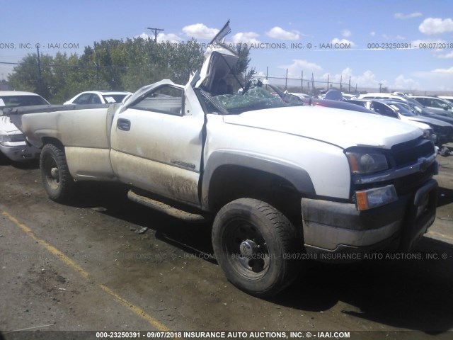 1GCHC24U53Z234153 - 2003 CHEVROLET SILVERADO C2500 HEAVY DUTY WHITE photo 1