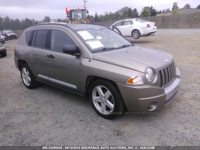 1J8FF57W67D217547 - 2007 JEEP COMPASS LIMITED BROWN photo 1