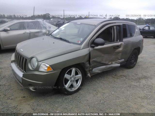 1J8FF57W67D217547 - 2007 JEEP COMPASS LIMITED BROWN photo 2