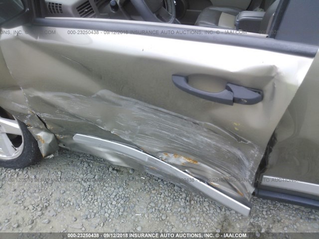 1J8FF57W67D217547 - 2007 JEEP COMPASS LIMITED BROWN photo 6