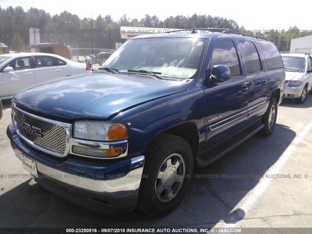 1GKEC16Z16J142101 - 2006 GMC YUKON XL C1500 BLUE photo 2