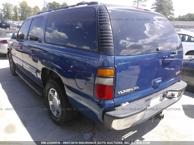 1GKEC16Z16J142101 - 2006 GMC YUKON XL C1500 BLUE photo 3