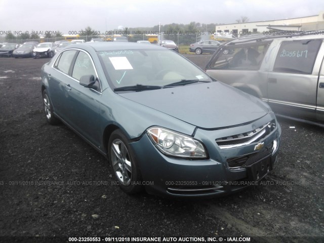 1G1ZG57B59F146498 - 2009 CHEVROLET MALIBU LS Yaşıl foto 1