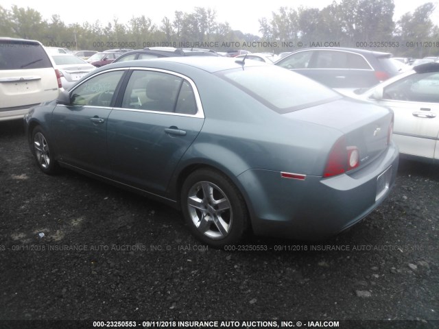 1G1ZG57B59F146498 - 2009 CHEVROLET MALIBU LS Yaşıl foto 3