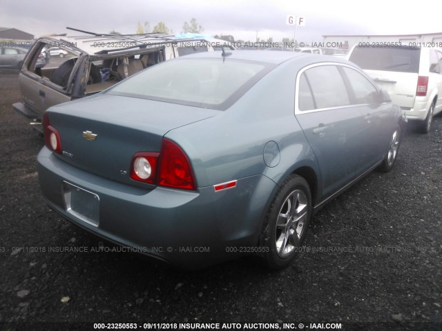 1G1ZG57B59F146498 - 2009 CHEVROLET MALIBU LS Yaşıl foto 4