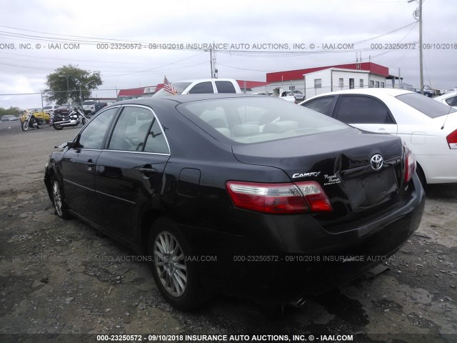 4T1BK46K97U521462 - 2007 TOYOTA CAMRY NEW GENERAT LE/XLE/SE BLACK photo 3