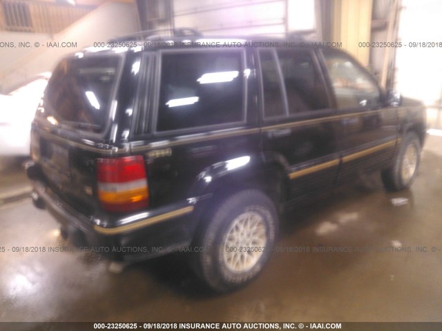 1J4GZ78Y0SC737783 - 1995 JEEP GRAND CHEROKEE LIMITED/ORVIS BLACK photo 4