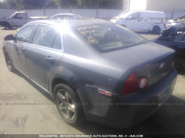 1G1ZH57B494105871 - 2009 CHEVROLET MALIBU 1LT 灰色 照片 3