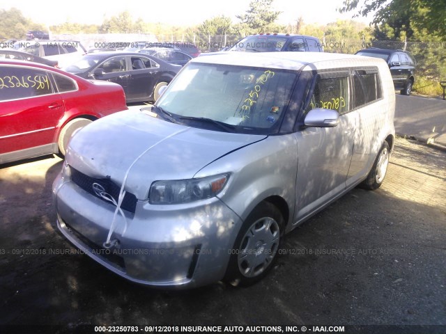 JTLZE4FE5A1113588 - 2010 TOYOTA SCION XB ვერცხლისფერი ფოტო 2