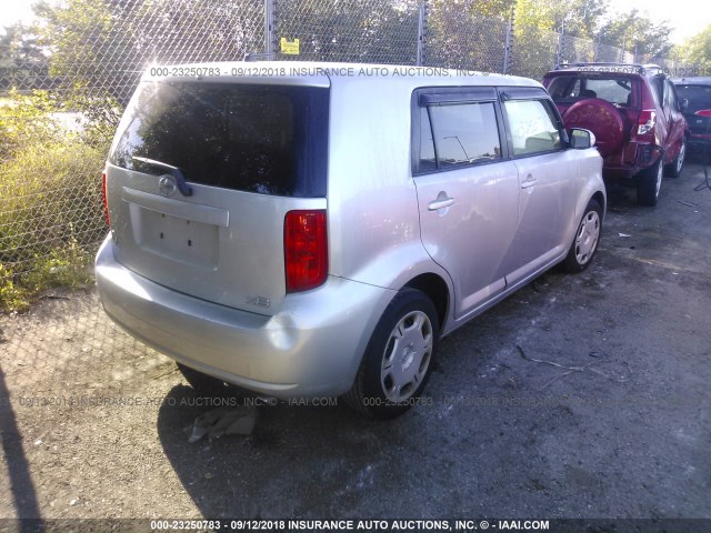 JTLZE4FE5A1113588 - 2010 TOYOTA SCION XB ვერცხლისფერი ფოტო 4