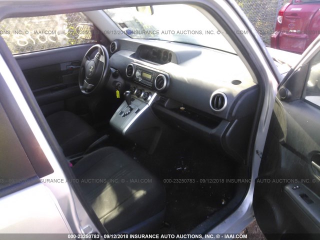 JTLZE4FE5A1113588 - 2010 TOYOTA SCION XB ვერცხლისფერი ფოტო 5