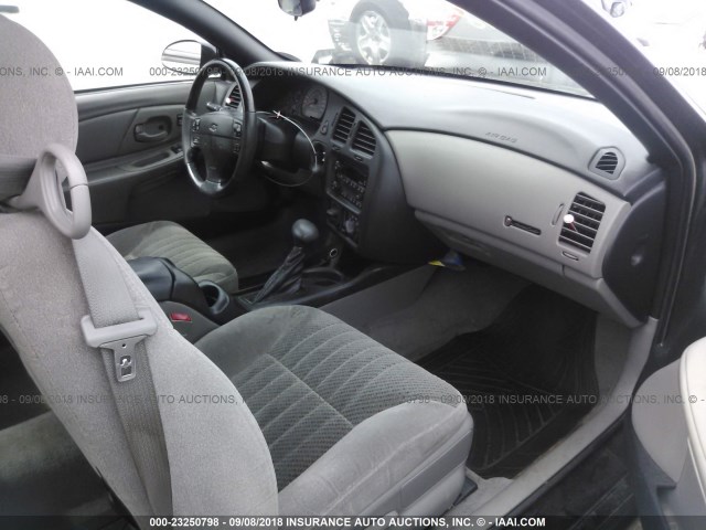 2G1WX12K439110935 - 2003 CHEVROLET MONTE CARLO SS შავი ფოტო 5