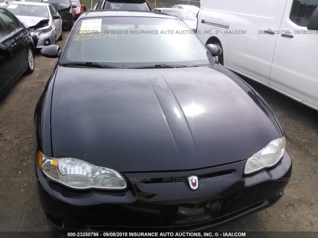 2G1WX12K439110935 - 2003 CHEVROLET MONTE CARLO SS BLACK photo 6