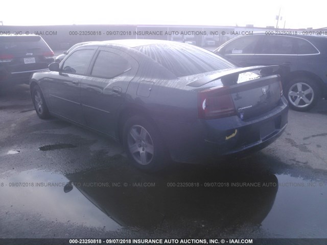 2B3KA43G37H769332 - 2007 DODGE CHARGER SE/SXT GRAY photo 3