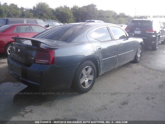 2B3KA43G37H769332 - 2007 DODGE CHARGER SE/SXT GRAY photo 4