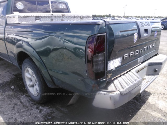 1N6DD26S11C304915 - 2001 NISSAN FRONTIER KING CAB XE GREEN photo 6