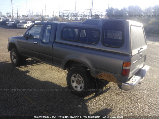 JT4VN13DXP5126777 - 1993 TOYOTA PICKUP 1/2 TON EX LONG WHLBSE DX SILVER photo 3