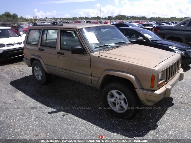 1J4FT68S3XL581801 - 1999 JEEP CHEROKEE SPORT/CLASSIC ოქროსფერი ფოტო 1