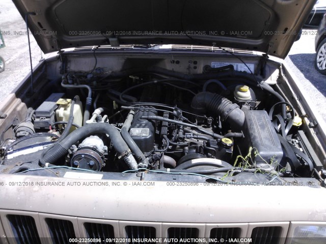 1J4FT68S3XL581801 - 1999 JEEP CHEROKEE SPORT/CLASSIC ოქროსფერი ფოტო 10