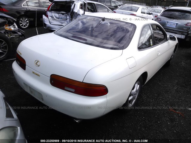 JT8JZ31C6P0013185 - 1993 LEXUS SC 300 WHITE photo 4