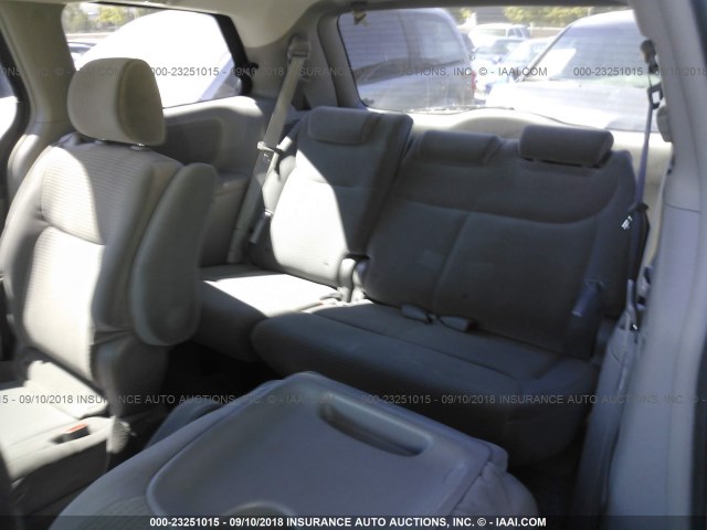 5TDZA23C86S397839 - 2006 TOYOTA SIENNA CE/LE SILVER photo 8