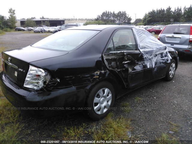 4T1BE32K42U083448 - 2002 TOYOTA CAMRY LE/XLE/SE Қара фото 4