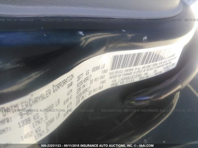 1J4GR48K16C157491 - 2006 JEEP GRAND CHEROKEE LAREDO/COLUMBIA/FREEDOM 绿色 照片 9