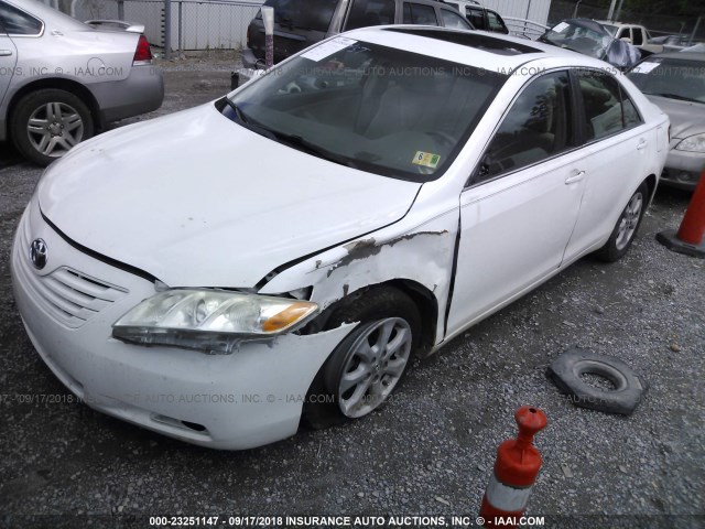 4T1BE46K48U740497 - 2008 TOYOTA CAMRY CE/LE/XLE/SE WHITE photo 2