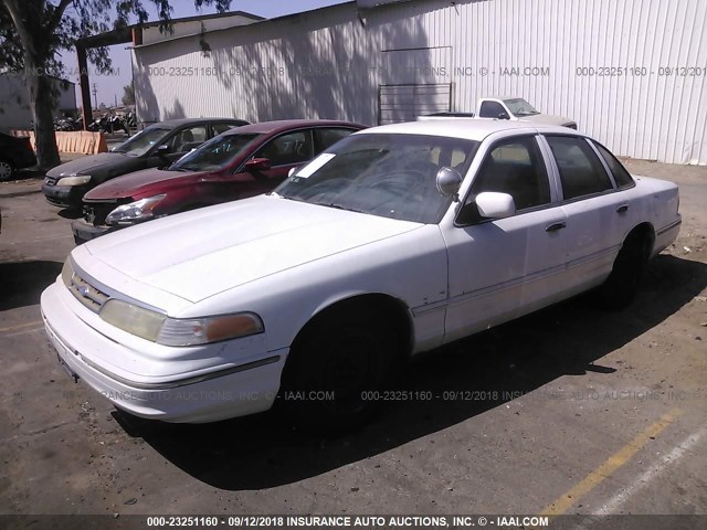 2FALP71W3SX168536 - 1995 FORD CROWN VICTORIA POLICE INTERCEPTOR WHITE photo 2