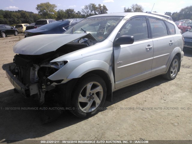 5Y2SL62843Z446061 - 2003 PONTIAC VIBE SILVER photo 2