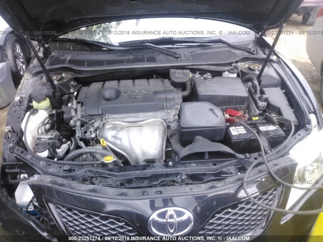 4T1BF3EK1BU667539 - 2011 TOYOTA CAMRY SE/LE/XLE BLACK photo 10