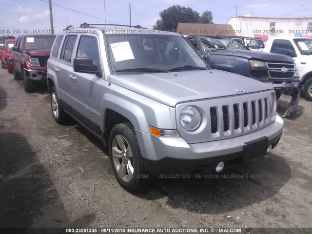 1C4NJRCB5CD537433 - 2012 JEEP PATRIOT LIMITED SILVER photo 1