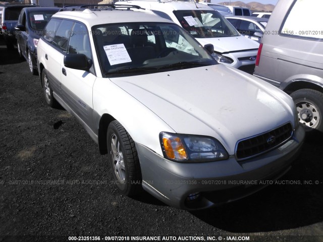 4S3BH675247608556 - 2004 SUBARU LEGACY OUTBACK AWP 白色 照片 1