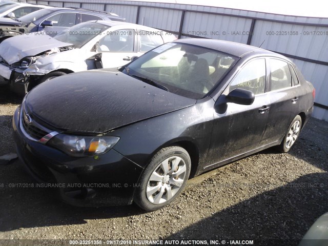 JF1GE61639H513723 - 2009 SUBARU IMPREZA 2.5I BLACK photo 2