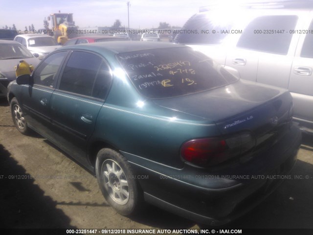 1G1NE52M7W6193718 - 1998 CHEVROLET MALIBU LS Жасыл фото 3