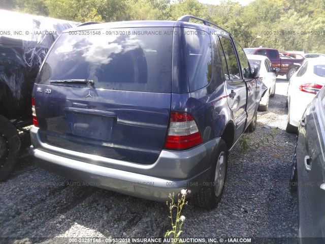 4JGAB54E7XA113476 - 1999 MERCEDES-BENZ ML 320 PURPLE photo 4