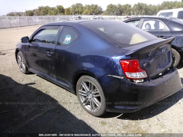 JTKJF5C71B3017554 - 2011 TOYOTA SCION TC 蓝色 照片 3