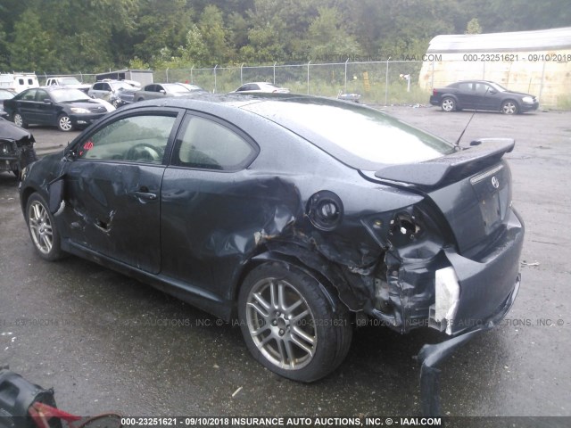 JTKDE177470149185 - 2007 TOYOTA SCION TC 灰色 照片 3