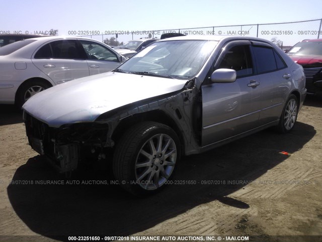 JTHBD192630077904 - 2003 LEXUS IS 300 GRAY photo 2