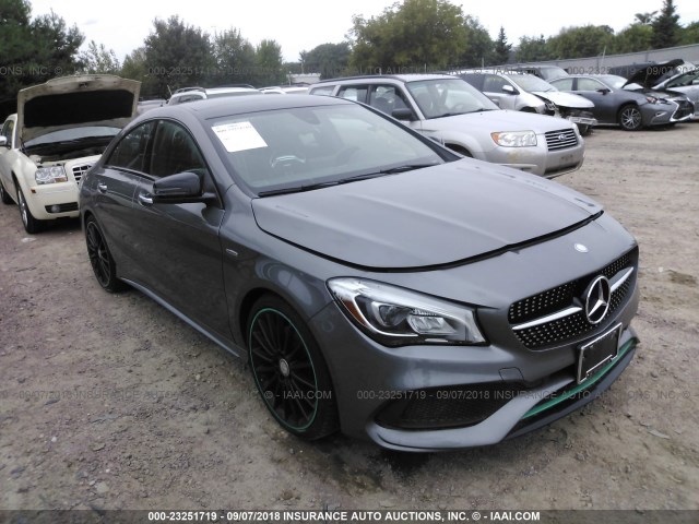 WDDSJ4GB6HN438952 - 2017 MERCEDES-BENZ CLA 250 4MATIC GRAY photo 1