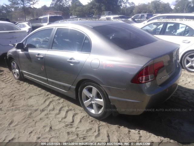 1HGFA169X8L037815 - 2008 HONDA CIVIC EXL 灰色 照片 3