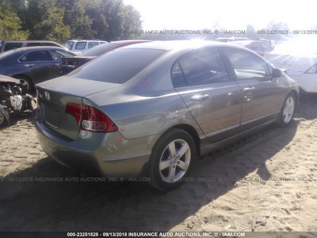 1HGFA169X8L037815 - 2008 HONDA CIVIC EXL 灰色 照片 4