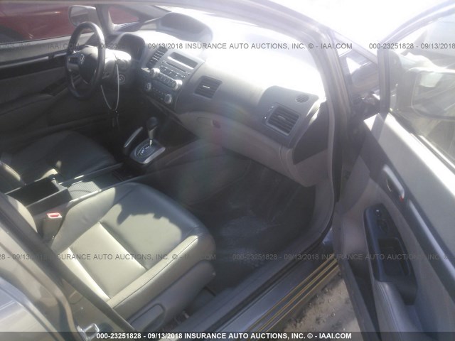 1HGFA169X8L037815 - 2008 HONDA CIVIC EXL 灰色 照片 5